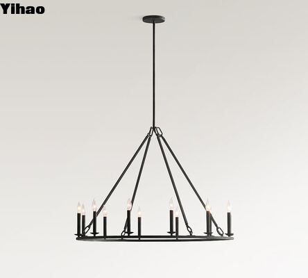 Bronze Finish LED Chandelier Pendant Light with Modern Simple Luxury Style for Living Room and Restaurant