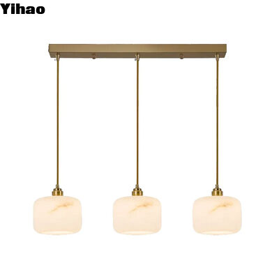 Custom Modern Marble Pendant Light Luxury Nordic Style Chandelier with 50000 Hours Lifespan