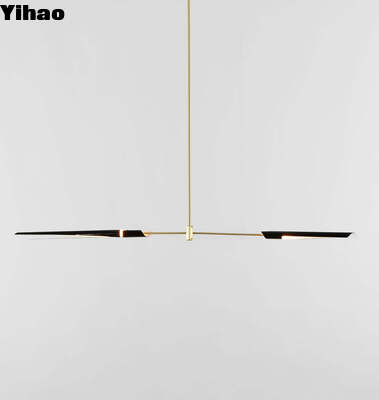 Brass Body Pendant Light with 2700K Warm White LED and 50000 Hours Lifespan for Modern Indoor Spaces