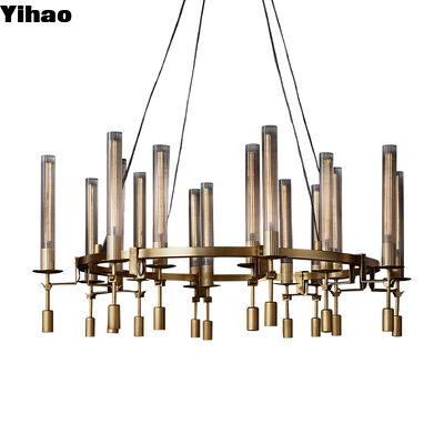 Customizable Design LED Chandelier with 50000 Hours Lifespan and Adjustable Height for Modern Living Room