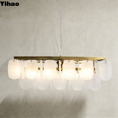 Brass Body Pendant Light with 3500K Warm White LED and 5-Year Warranty for Dining Room