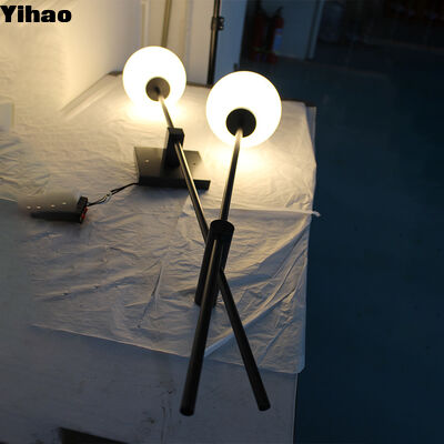 Yihao LED Crystal Wall Lamp with Warm White 3500K Dimmable Light for Living Room and Bedroom