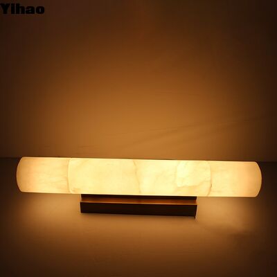 Yihao Modern Alabaster Wall Lamp 3500K Warm White LED Wall Light for Living Room Bedroom Study