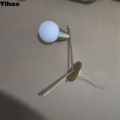 Industrial Style Copper Wall Lamp with 2700K Warm White Light for Modern Living Rooms