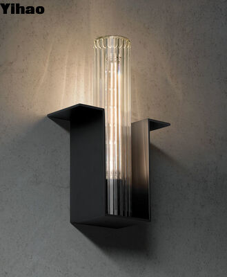 Yihao Outdoor Brass Wall Lamp with Adjustable Height and 3000K Warm White Light for Modern Decorative Wall Lighting