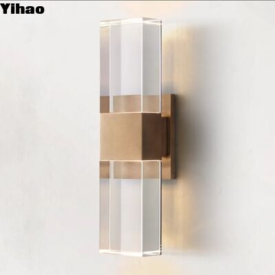 Modern Copper Wall Lamp with 2700K Warm White Light for Indoor Spaces