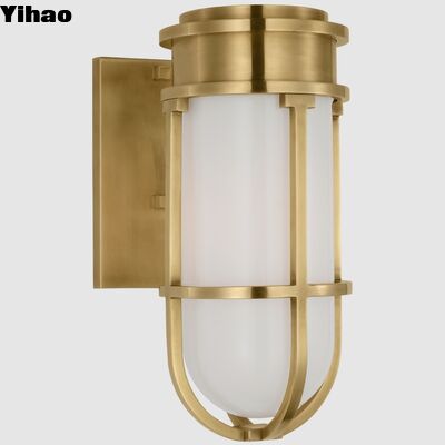Brass Material Wall Lamp with 2700K Warm White Light and 30000 Hours Lifespan for Living Room