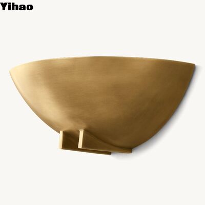 Copper Material Wall Lamp with 2700K Warm White Light and 30000 Hours Lifespan