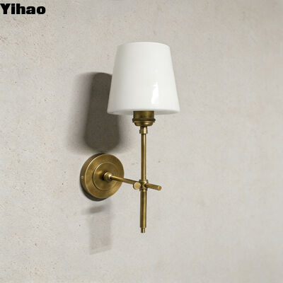 Copper Material Wall Lamp with 2700K Warm White Light and 30000 Hours Lifespan