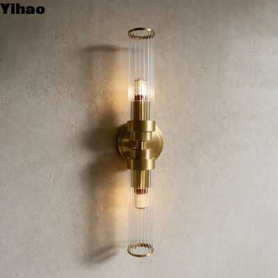 Modern Design Brass Wall Lamp with 3500K Warm White Light for Elegant Wall Sconce