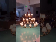 Focus on producing customized brass lighting fixtures